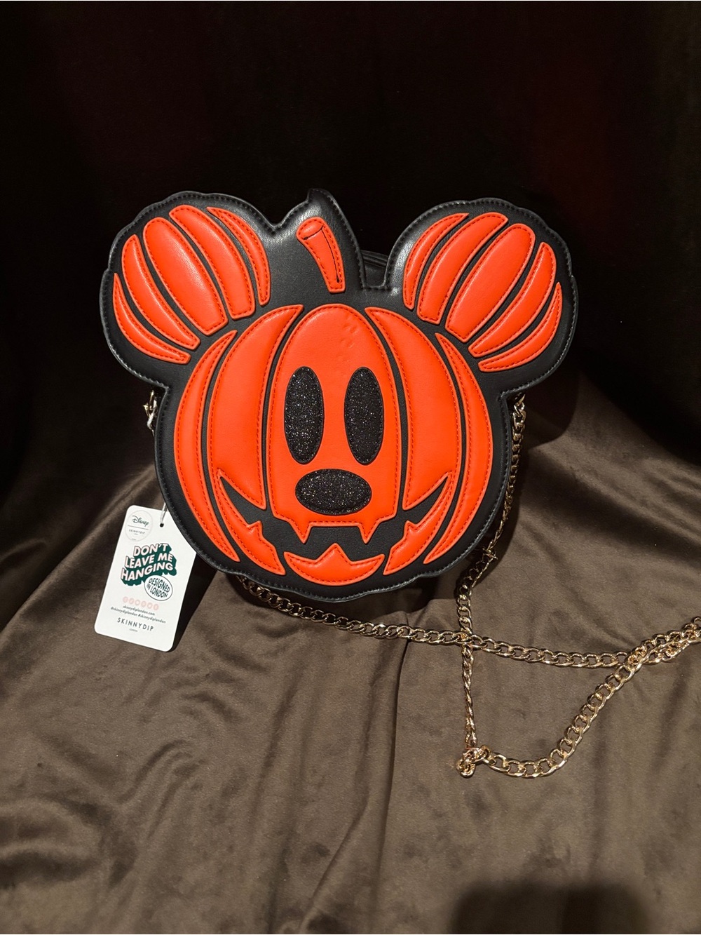 NEW 2024 SKINNY DIP MICKEY HALLOWEEN PUMPKIN PURSE crossbody